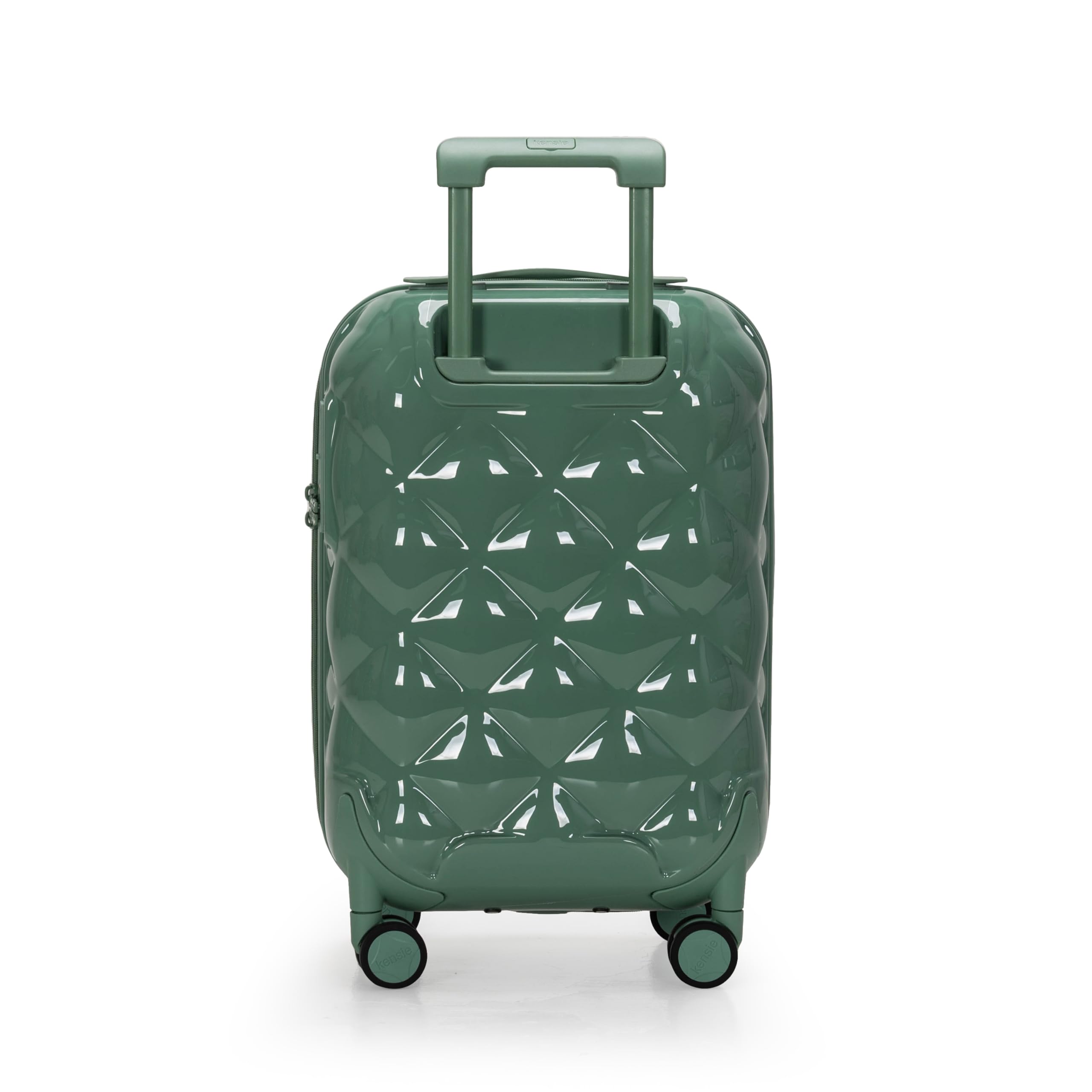 Travelers Club Women's 3-Piece Luggage Set in Basil Green - Lightweight Spinner Suitcase for Air Travel, Weekend Getaways & Business Trips