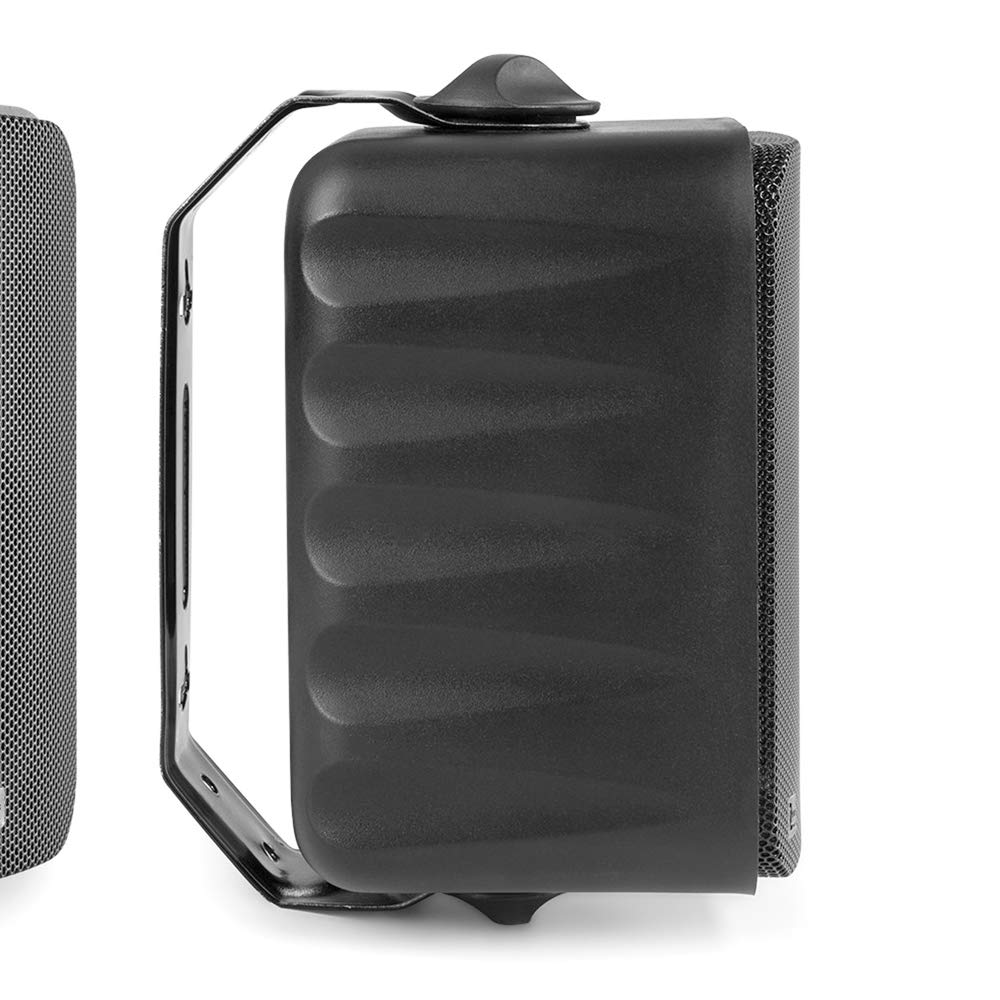 Power Dynamics BTW30 Bluetooth Garden Speaker System - Weatherproof Outdoor Speakers with In-Wall Amplifier, Wireless Music Streaming, USB MP3 & FM Radio - Perfect for Patio, Backyard, and Poolside Entertainment (Black)