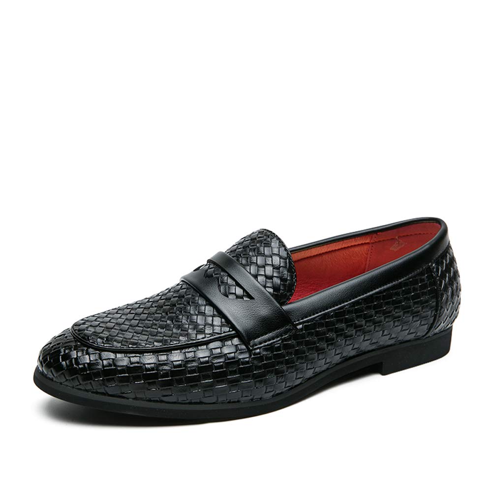 Men's Classic Leather Loafers - Casual & Dress Shoes for Work, Wedding, Party | Comfortable Driving Shoes for Everyday Wear & Formal Occasions