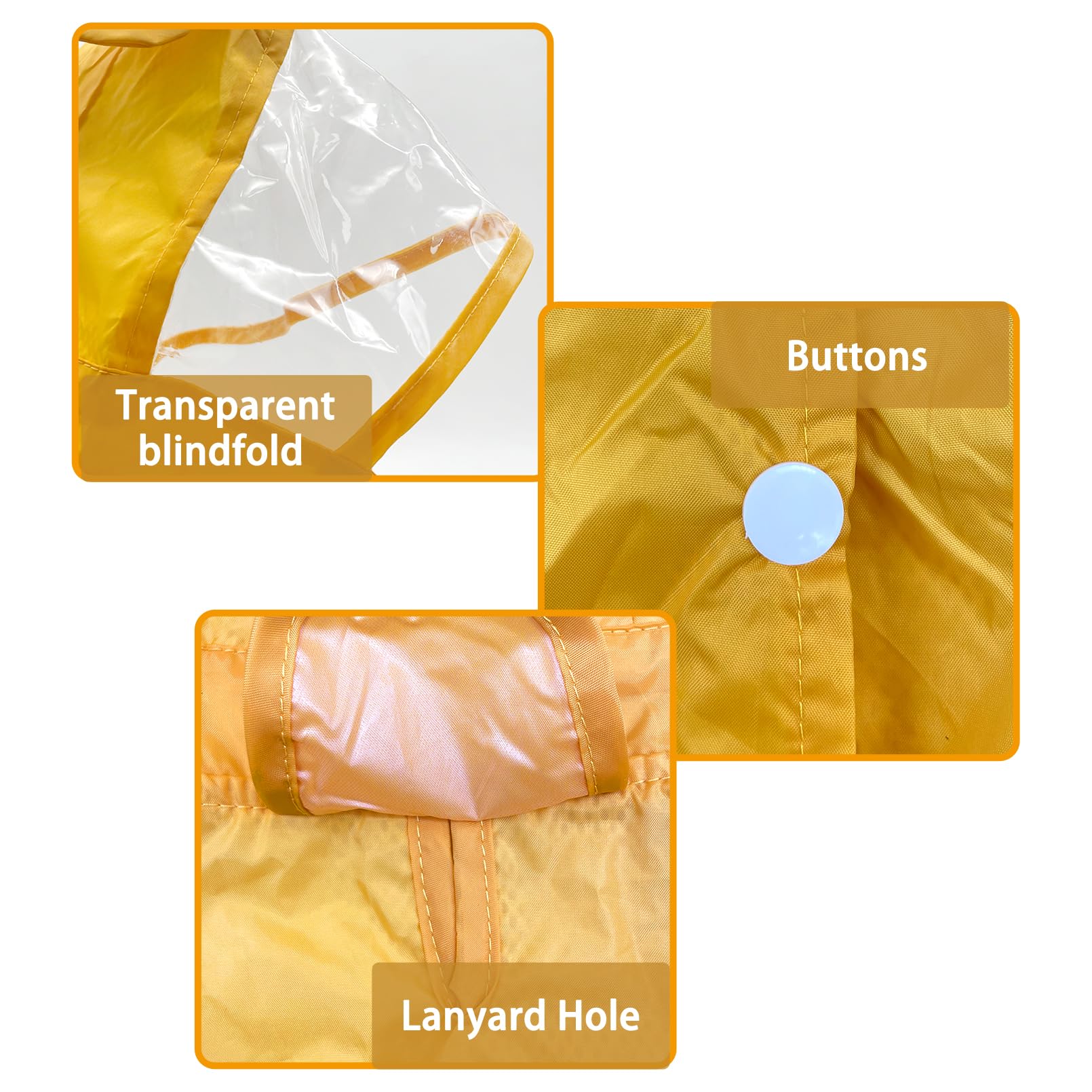 Waterproof Dog Raincoat - Adjustable 4-Legged Dog Rain Jacket with Hood & Leash Hole | Reflective Lightweight Outdoor Rain Poncho for Small & Medium Dogs | Perfect for Walking, Hiking & Rainy Day Adventures (Yellow, X-Large)