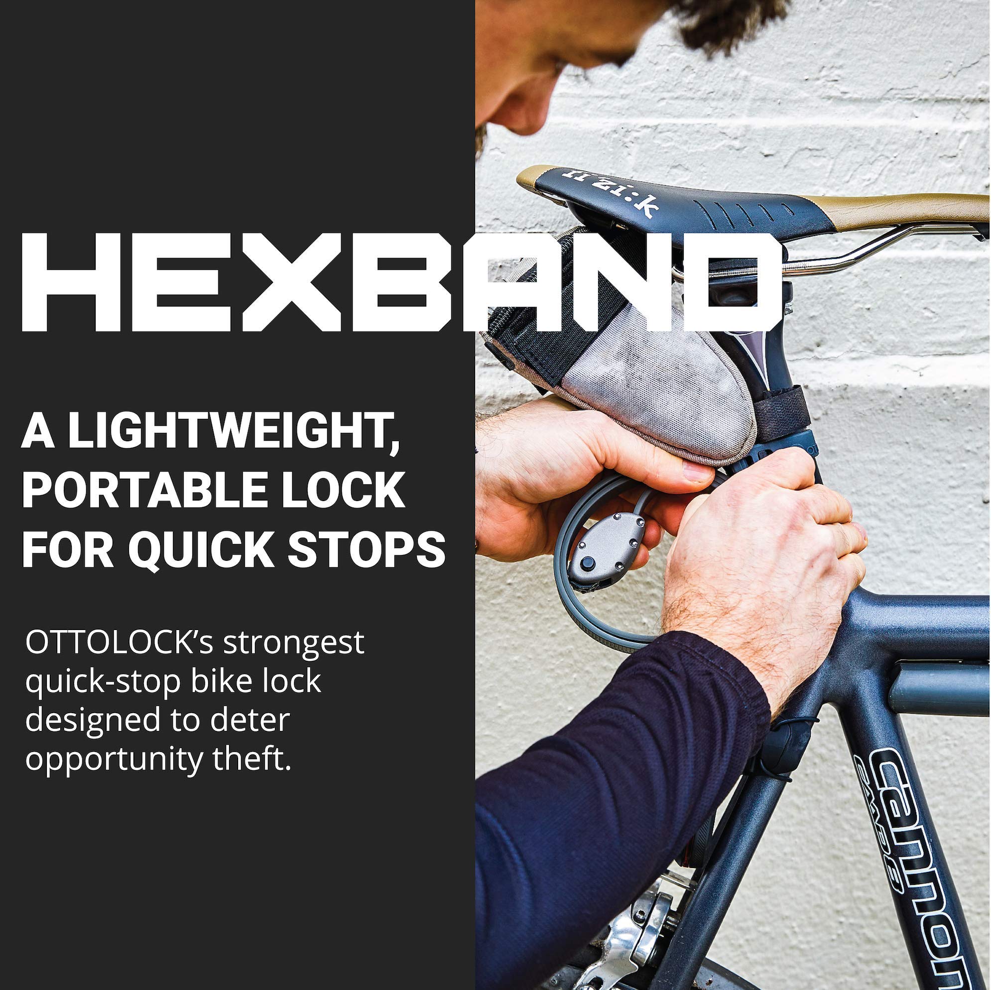 OTTOLOCK HEXBAND 2-Pack Bike Lock Set - 30 Inch & 60 Inch Combination Cable Locks (Grey) | Secure Bicycles, Scooters & Outdoor Gear | Perfect for Commuting, Travel & Urban Cycling
