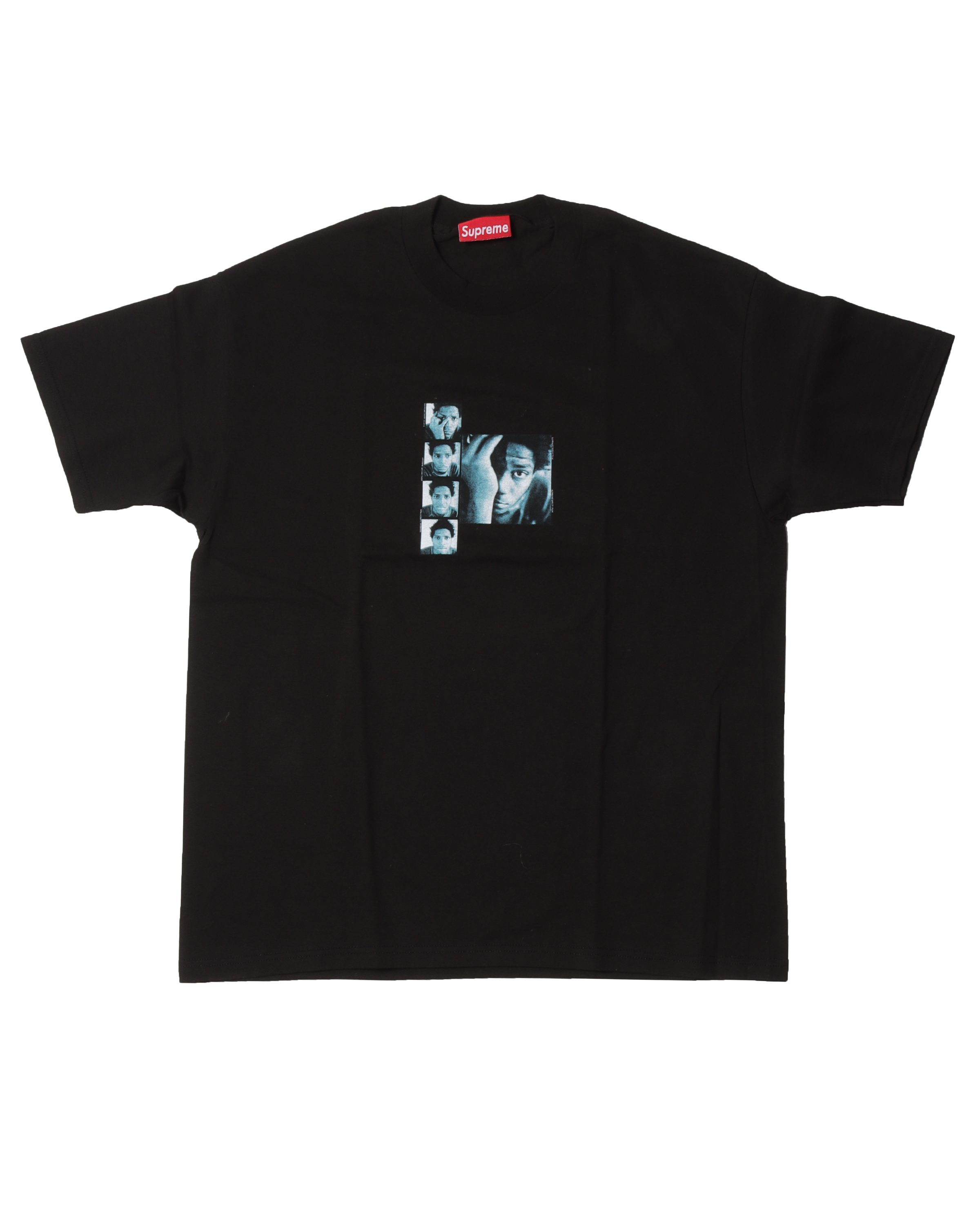 1996 Ari Marcopoulos x Jean Michel Basquiat Vintage Black T-Shirt - Limited Edition Artist Collab Tee - Perfect for Streetwear, Art Collectors & Casual Wear