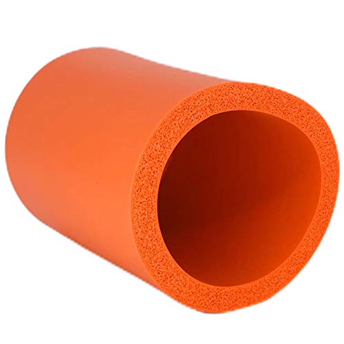 Bigfoot Believe Thick Foam Can Cooler - Insulated Orange Beer Koozie (1 Pack) for Camping, Tailgating & Outdoor Parties