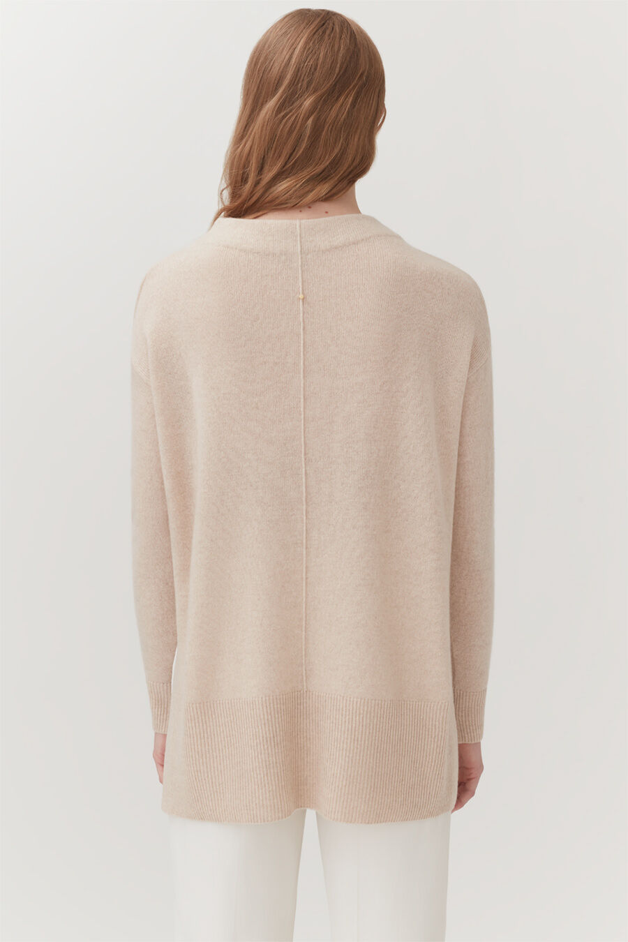 Premium Single Origin Cashmere Funnel Neck Sweater for Women - Soft & Luxurious Winter Pullover - Perfect for Office, Travel & Casual Outfits