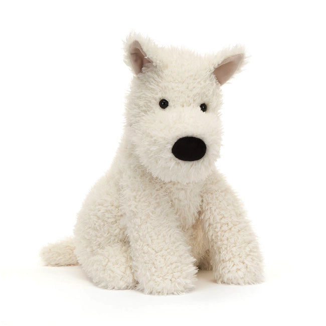 Jellycat Dapper Dog Munro Scottie Plush Toy - Large Size | Soft & Cuddly Stuffed Animal for Kids & Adults | Perfect for Gifts, Nursery Decor, and Comfort Companionship