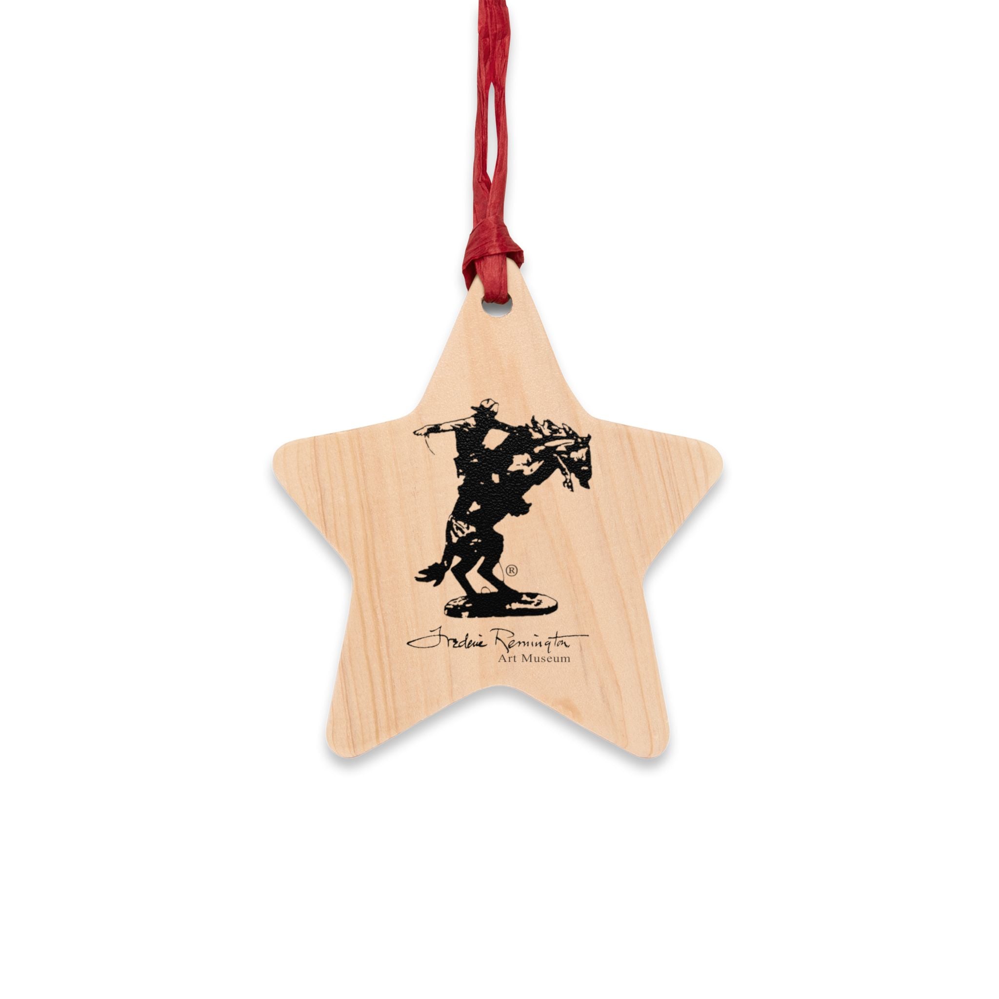 Handcrafted Wooden Remington Logo Ornaments - Rustic Home Decor for Christmas Tree, Gifts & Cabin Wall Art - Perfect for Hunting Lodge, Cabin Decor & Outdoor Enthusiasts