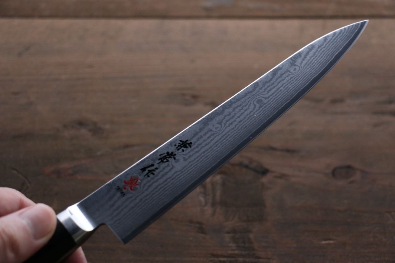 Kanetsune VG10 33-Layer Damascus Petty Utility Knife 150mm with Pakkawood Handle - Perfect for Slicing, Dicing & Precision Kitchen Tasks