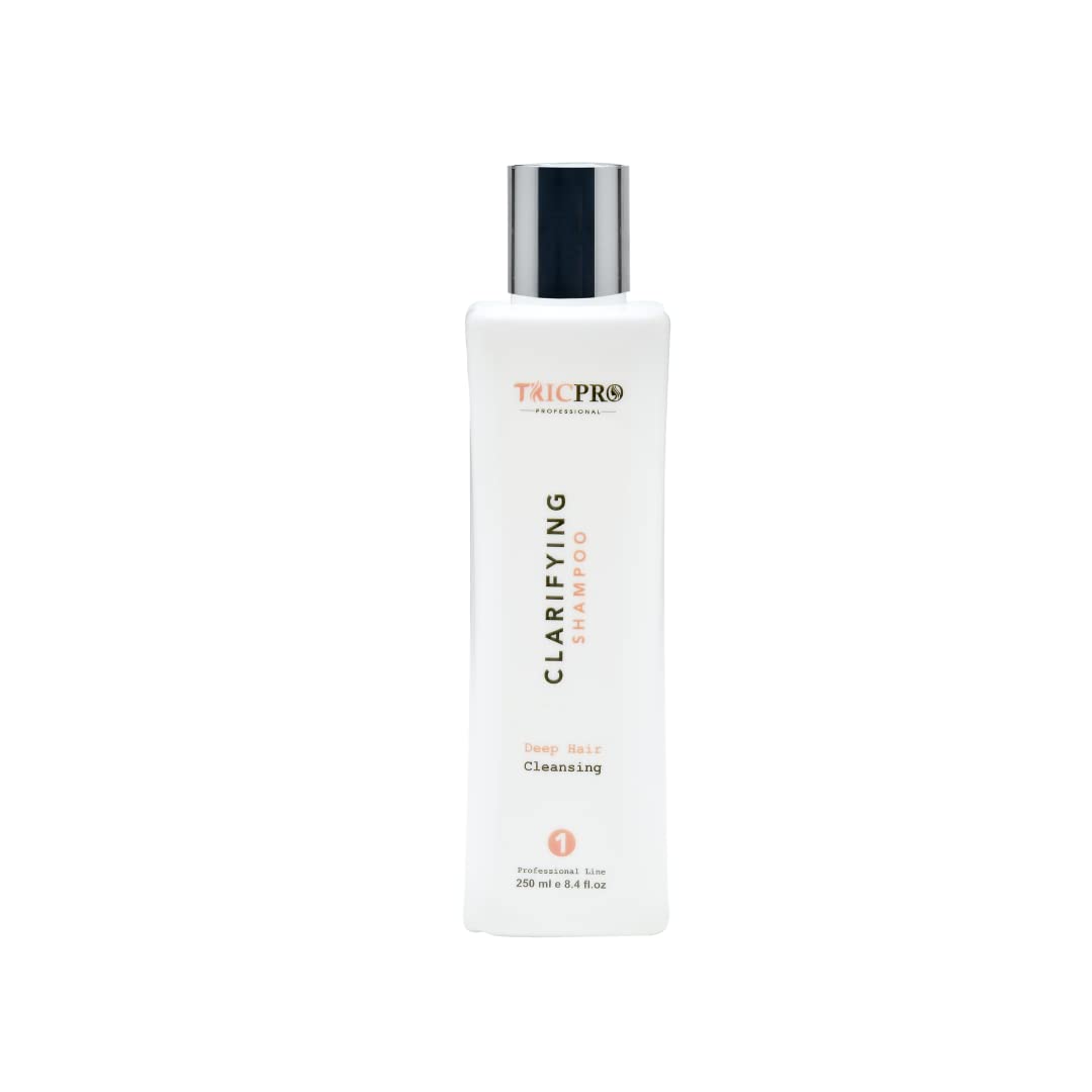 Tricpro Clarifying Shampoo for Oily Hair & Scalp - Deep Cleansing, Detoxifying & Volumizing Shampoo for Men & Women - Perfect for Daily Use, Post-Workout & Salon Results at Home