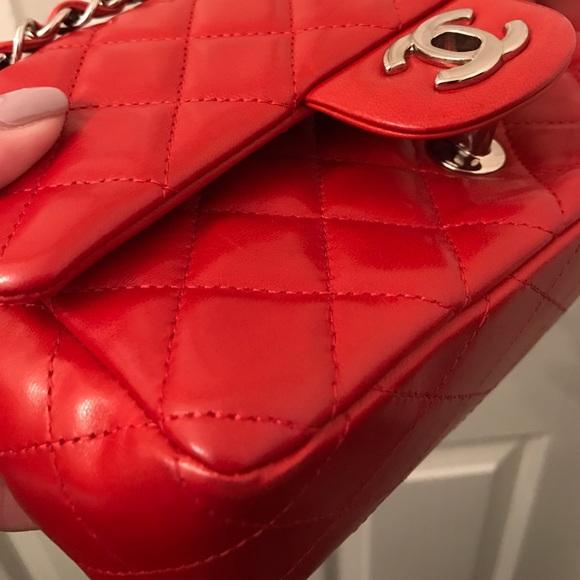 Chanel Mini Flap Bag Red - Luxury Quilted Leather Crossbody Purse for Women | Perfect for Parties, Date Nights & Special Occasions