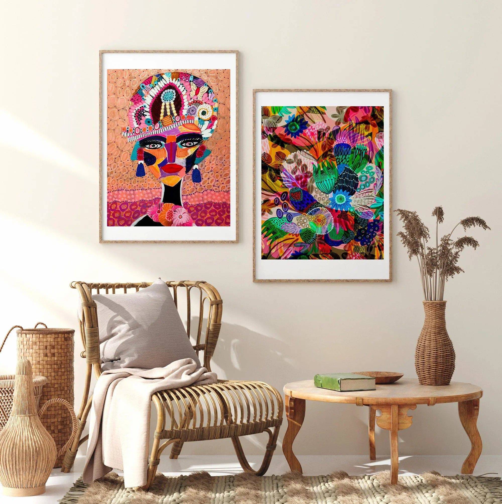 Empress & Garden of Eden Wall Art Prints - Premium Canvas Paintings for Home Decor, Living Room & Bedroom Wall Decorations