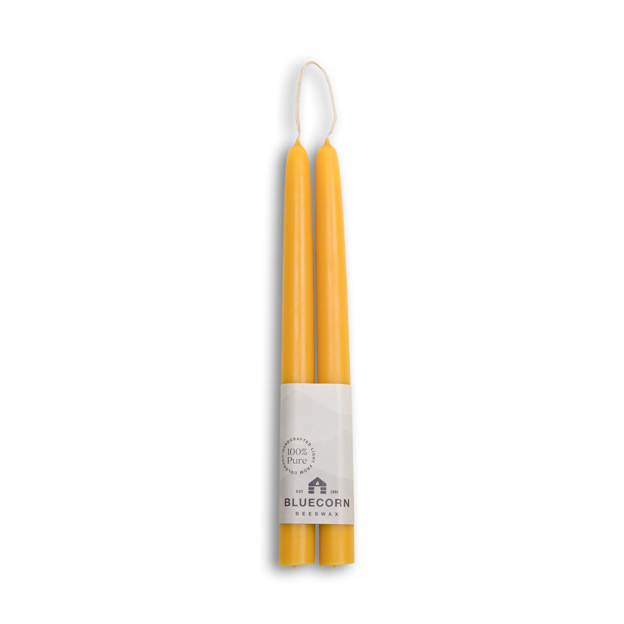 Pure Beeswax Taper Candles 10