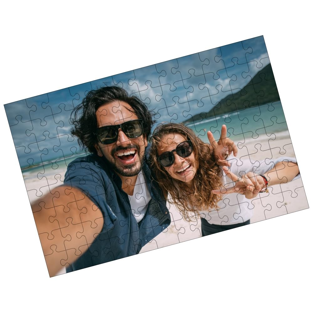 Custom Photo Puzzle - Personalized 96-Piece Jigsaw Puzzle - Unique Gift Idea for Mother's Day, Women, Special Occasions - Perfect for Family Memories, Home Decor & Creative Gifts