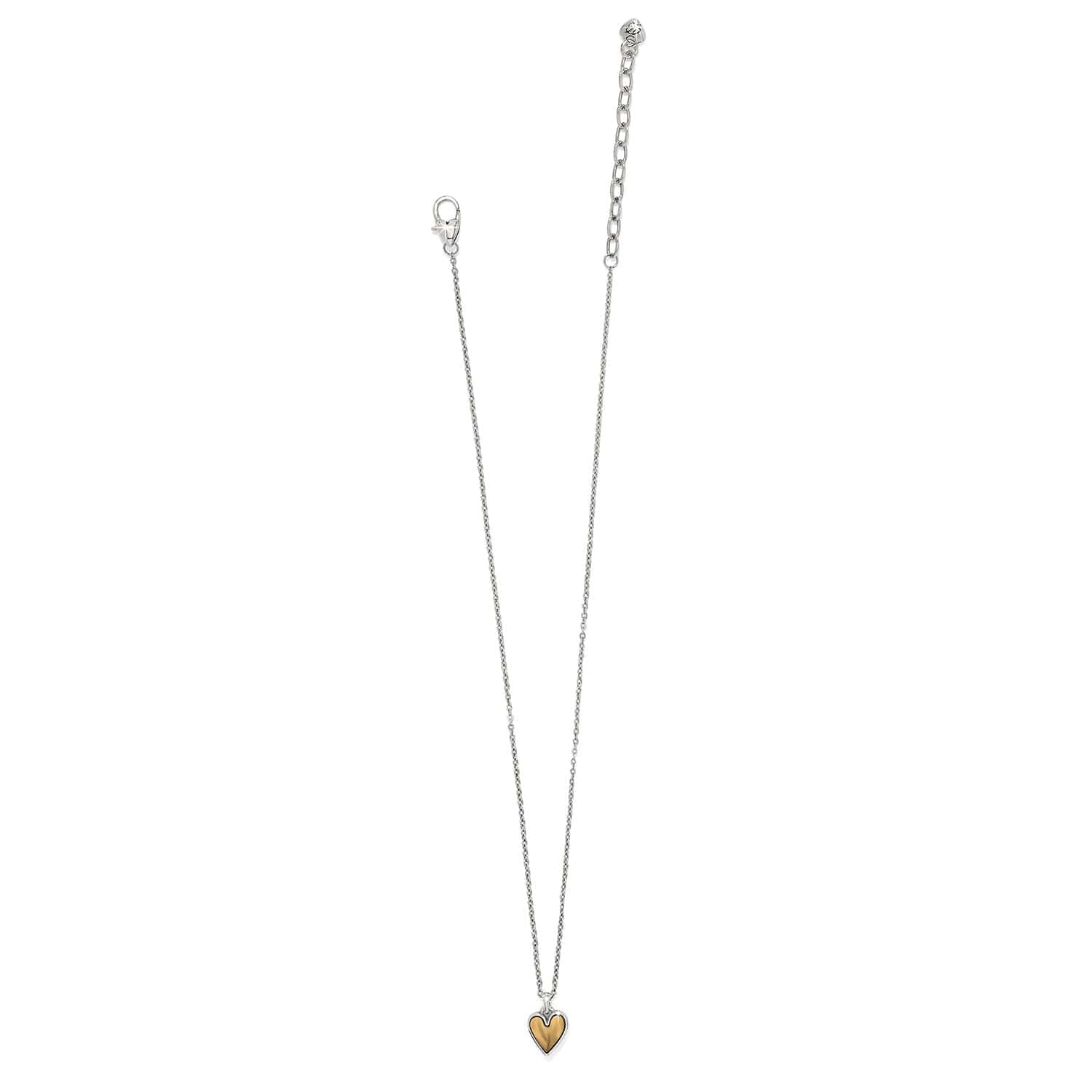 Cascade Heart Mini Necklace - Dainty Gold Layering Necklace for Women, Perfect Gift for Valentine's Day, Anniversary & Everyday Elegance