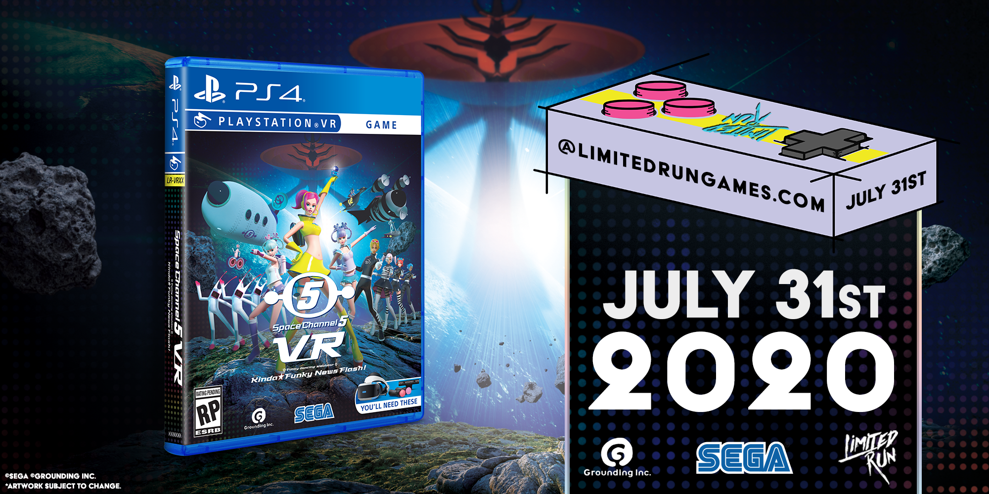 Limited Edition Space Channel 5 VR Kinda Funky News Flash! PS4 Game - Virtual Reality Rhythm Dance Adventure for PlayStation 4 - Perfect for VR Parties & Retro Gaming Enthusiasts
