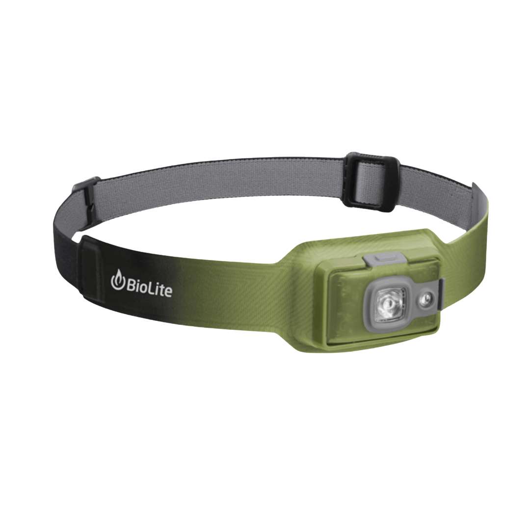 BioLite HeadLamp 200 - Ultra Bright 200 Lumen Rechargeable LED Headlamp for Camping, Hiking & Night Running - Hands-Free Light with Adjustable Headband & Red Night Vision Mode