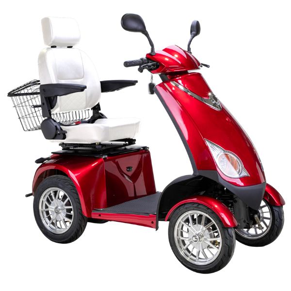 Premium Platinum Bariatric 4-Wheel Mobility Scooter for Heavy Adults - Heavy Duty Electric Wheelchair for Indoor & Outdoor Use - Ideal for Shopping, Travel, and Daily Mobility Assistance