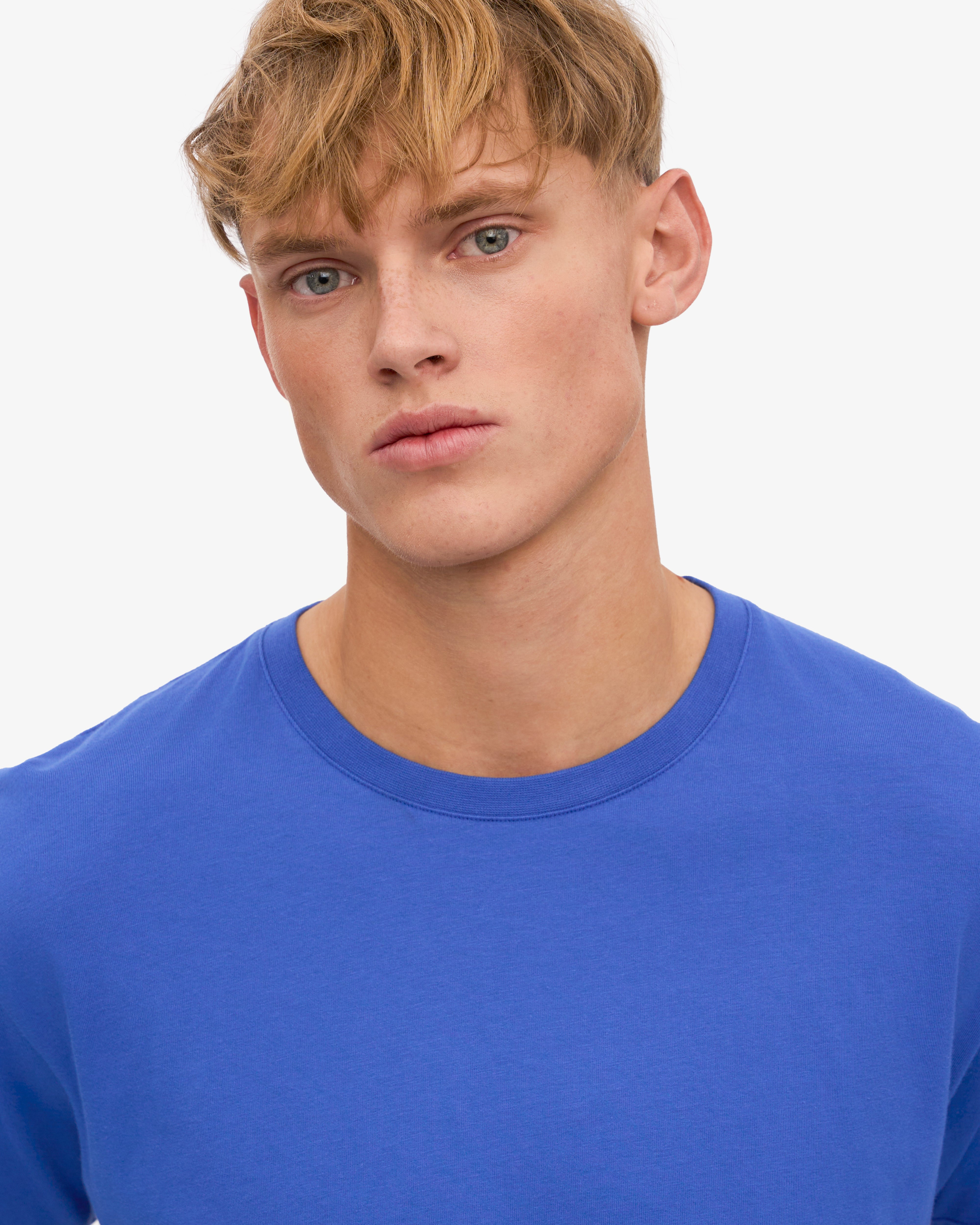 Classic Organic Cotton T-Shirt for Men & Women | Sapphire Blue | Eco-Friendly Casual Wear for Everyday Comfort