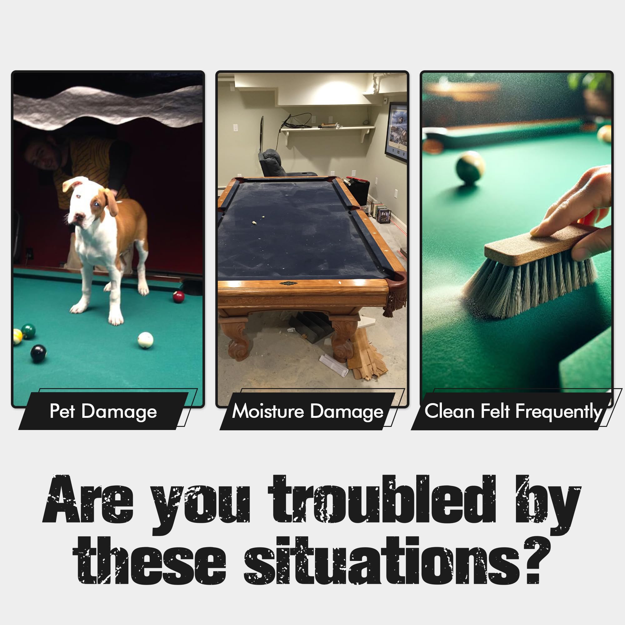 **7ft Waterproof Leather Pool Table Cover - Premium Billiard Table Protector for Indoor & Outdoor Use - Protects Felt & Extends Table Life - Ideal for Home Game Rooms, Bars & Clubs**