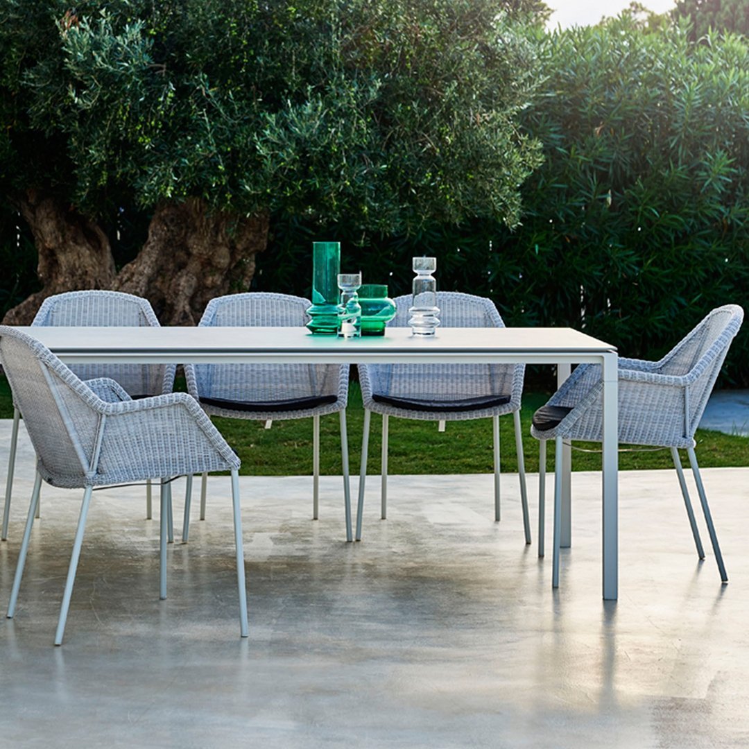 Breeze Outdoor Dining Chair - 4 Legs Patio Furniture for Garden, Backyard, and Poolside Relaxation