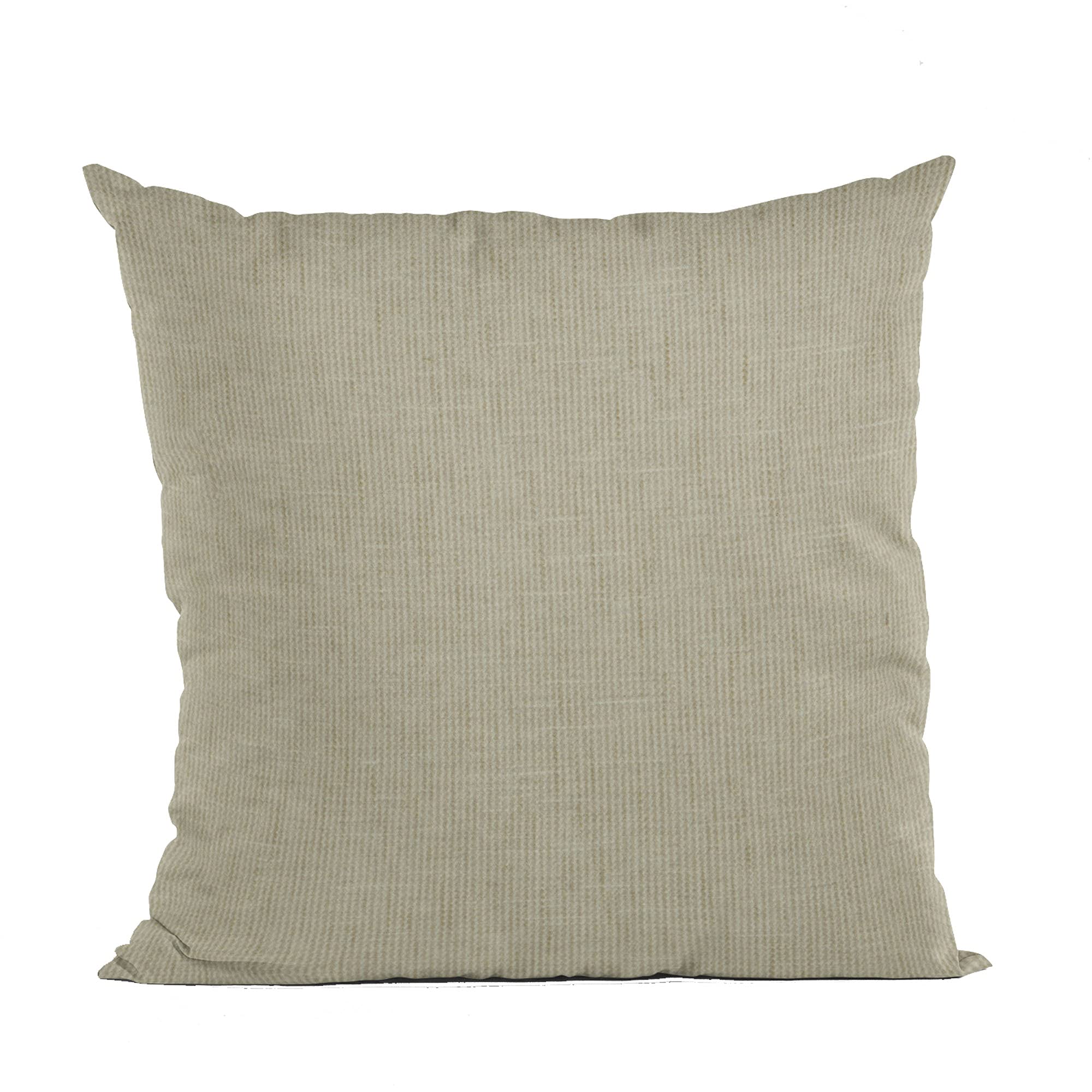 Plutus Stonewash Solid Luxury Throw Pillow 22x22 Inches - Waffle Texture Double Sided Brown Decorative Cushion for Sofa, Bed, Living Room & Home Decor