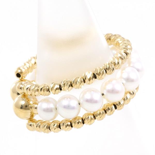 18K Yellow Gold Pearl Ring for Women - Elegant & Timeless Jewelry Gift for Her - Perfect for Weddings, Anniversaries & Special Occasions