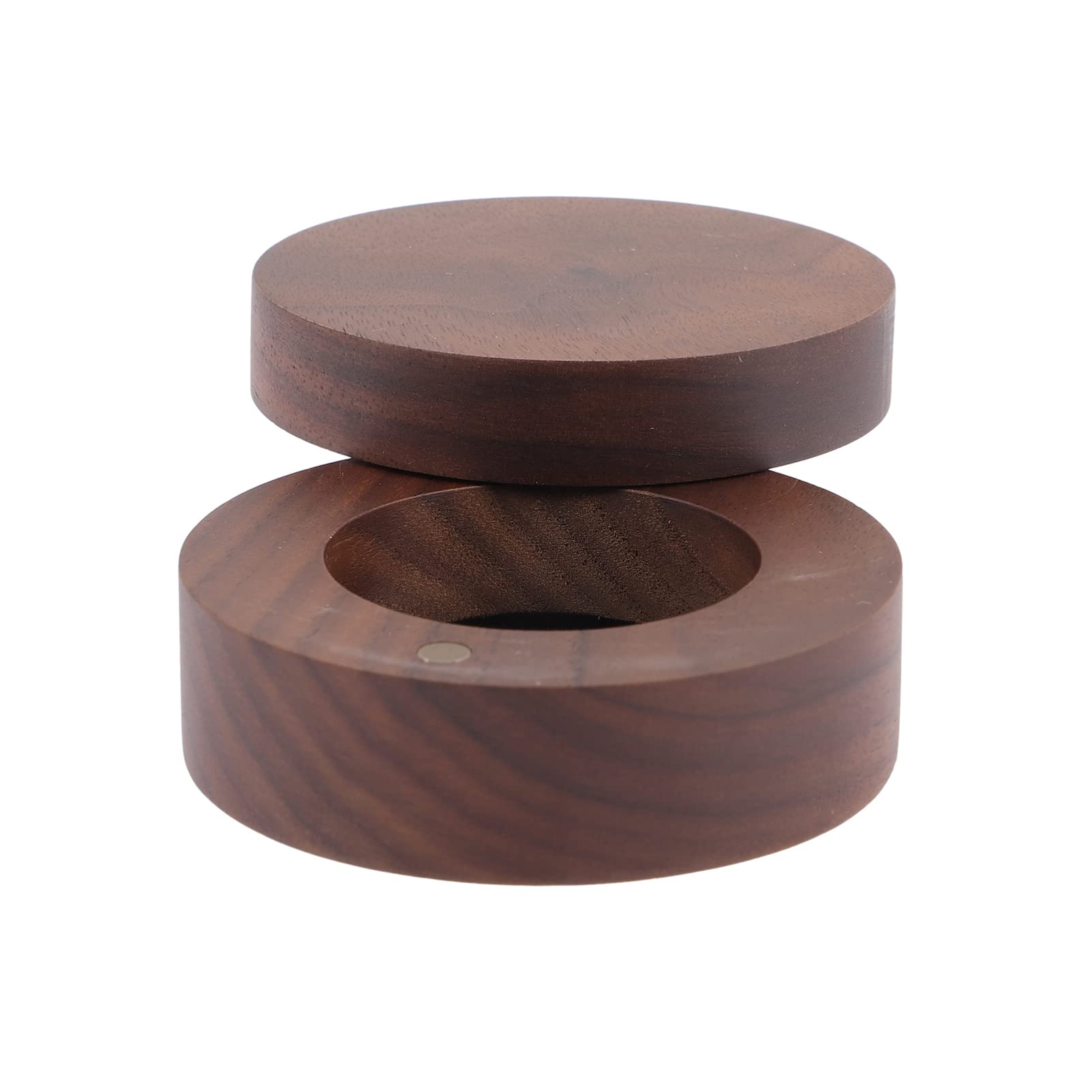ULTECHNOVO Wooden Ring Jewelry Box for Wedding & Engagement - Elegant Ring Holder for Ceremonies, Proposals & Gift Giving