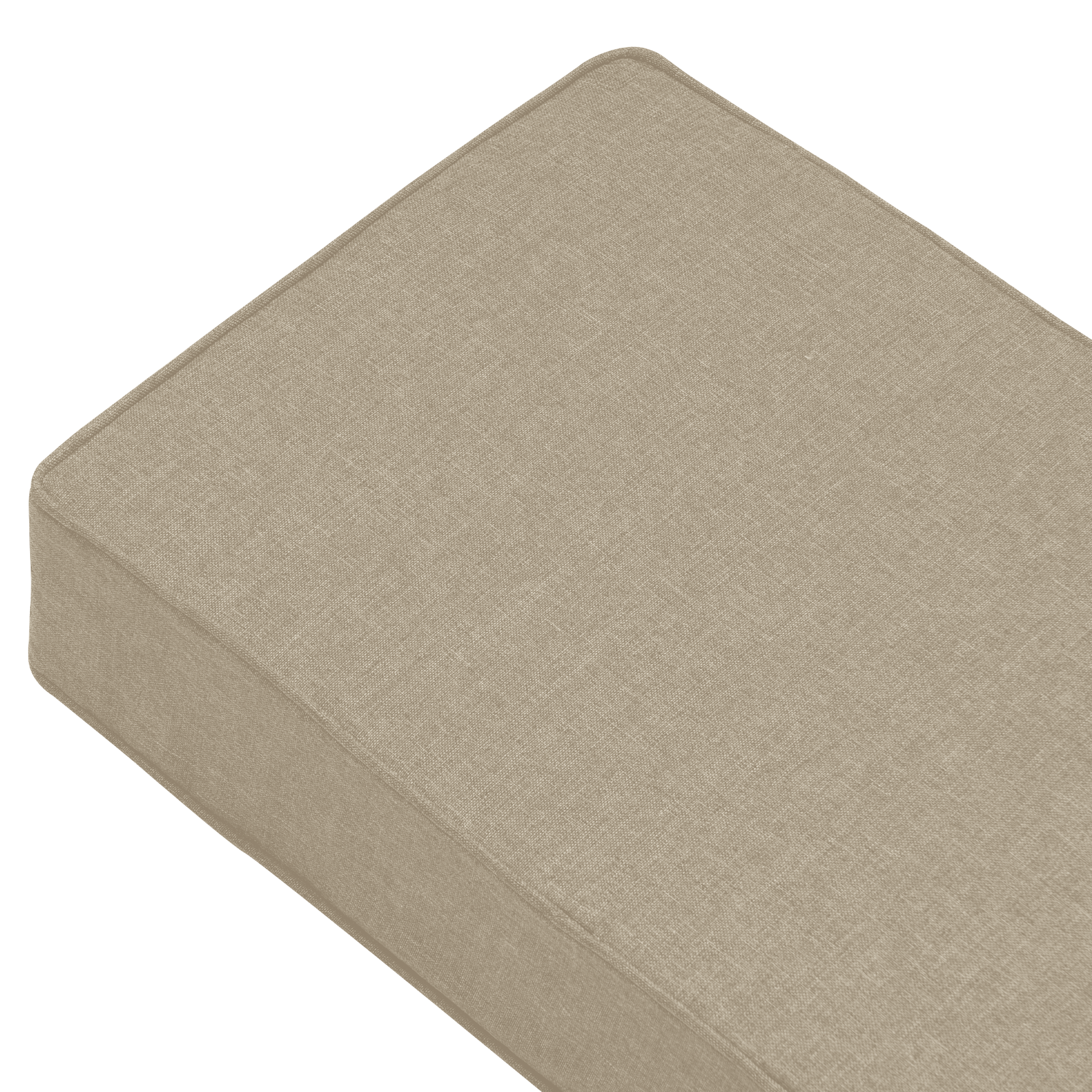 Linara Custom Bench Cushion - Chocolate Brown Sofa Seat Pad for Indoor & Outdoor Use - Waterproof Patio Furniture Cushion for Garden, Deck, and Poolside Comfort