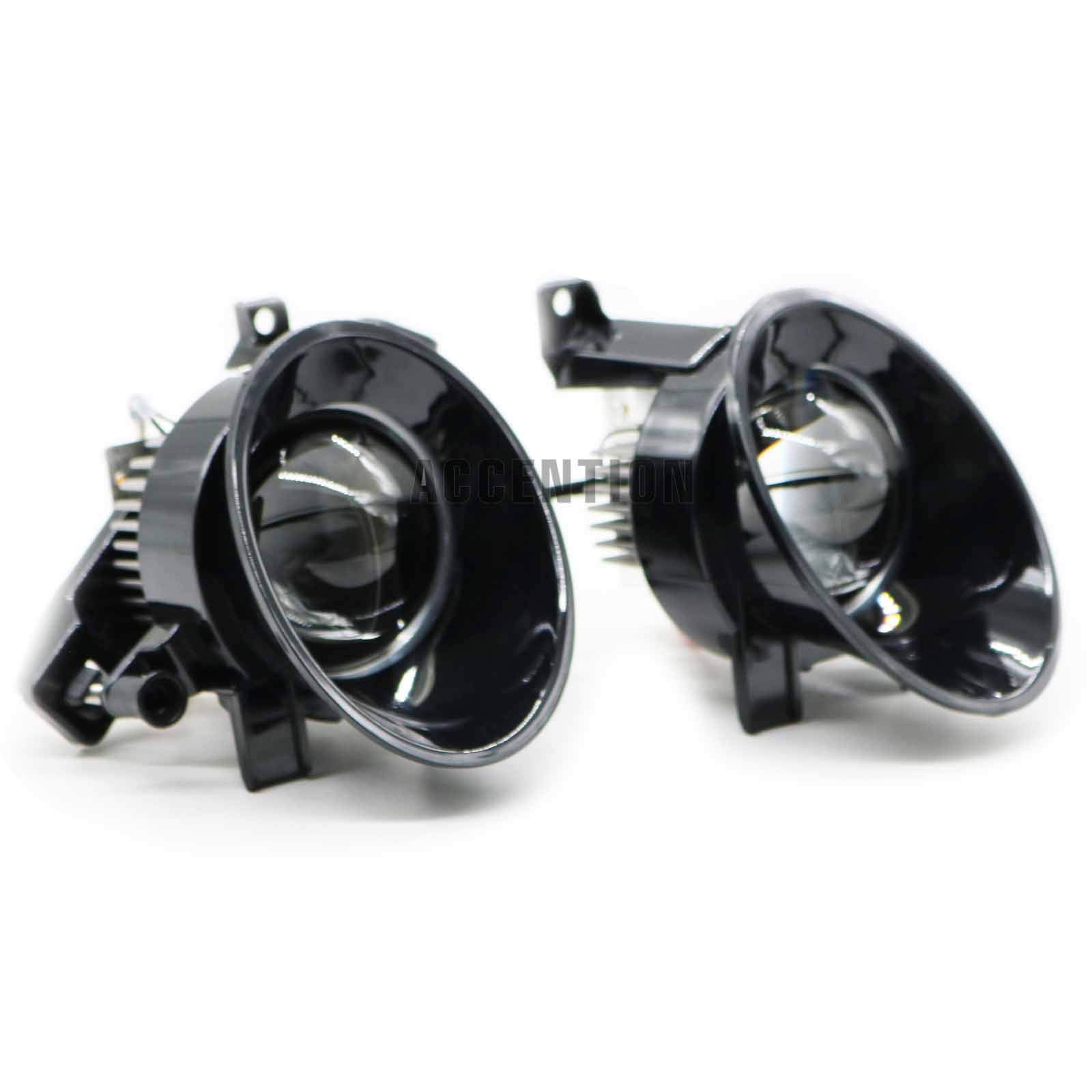 Premium LED Fog Lights with Convex Lens for VW Caddy Touran 2011-2015 - Error-Free Car Styling Front Fog Lamps - Enhanced Visibility for Night Driving & Bad Weather Conditions