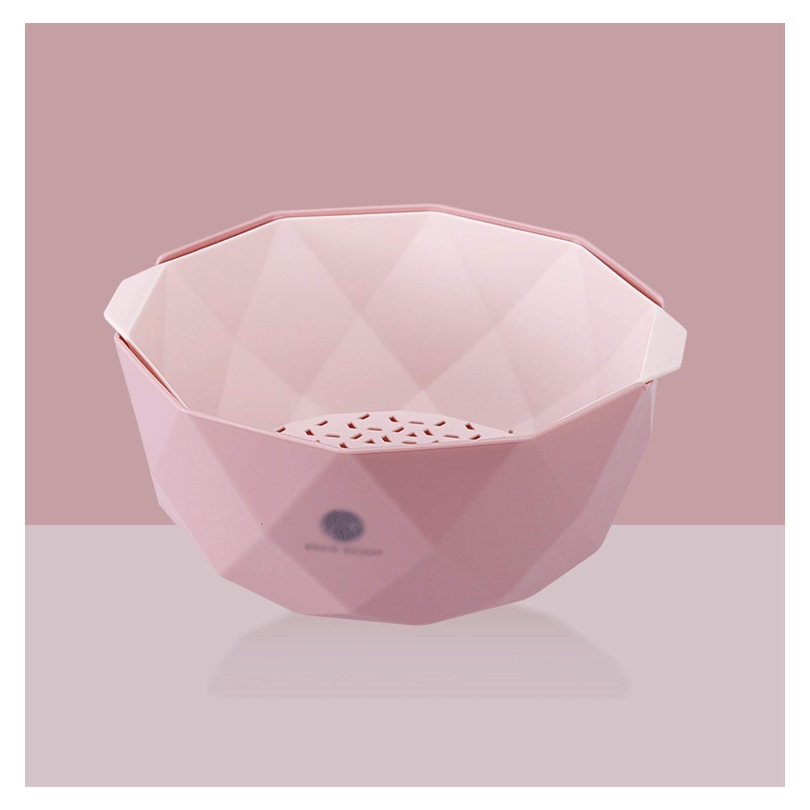 2-in-1 Detachable Plastic Sink Colander Strainer Basket - 4L Kitchen Drain Filter Bowl with Handle for Washing Fruits, Vegetables, Rice & Salad | Perfect for Kitchen, Restaurant & Household Use
