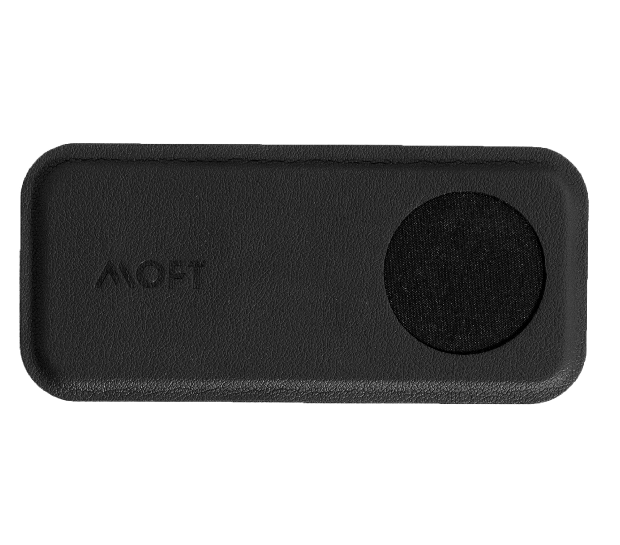 MOFT Multifunctional Desk Mat with Apple Watch Holder - Black | Non-Slip Workspace Organizer for Office & Home Use