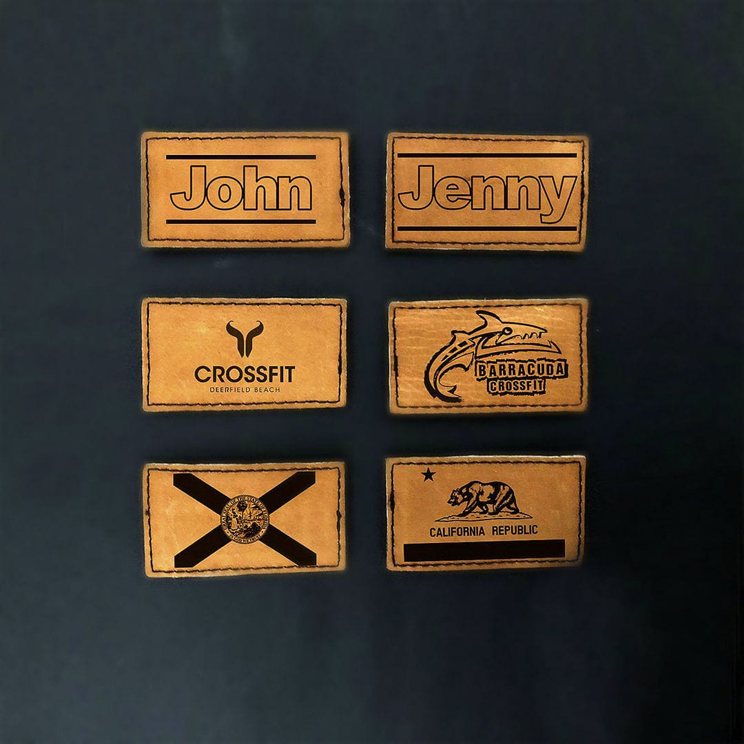 Custom Embroidered Name Patches for Jackets, Hats & Gym Bags - Personalized Iron-On/Sew-On Clothing Labels for Sports Teams & Work Uniforms