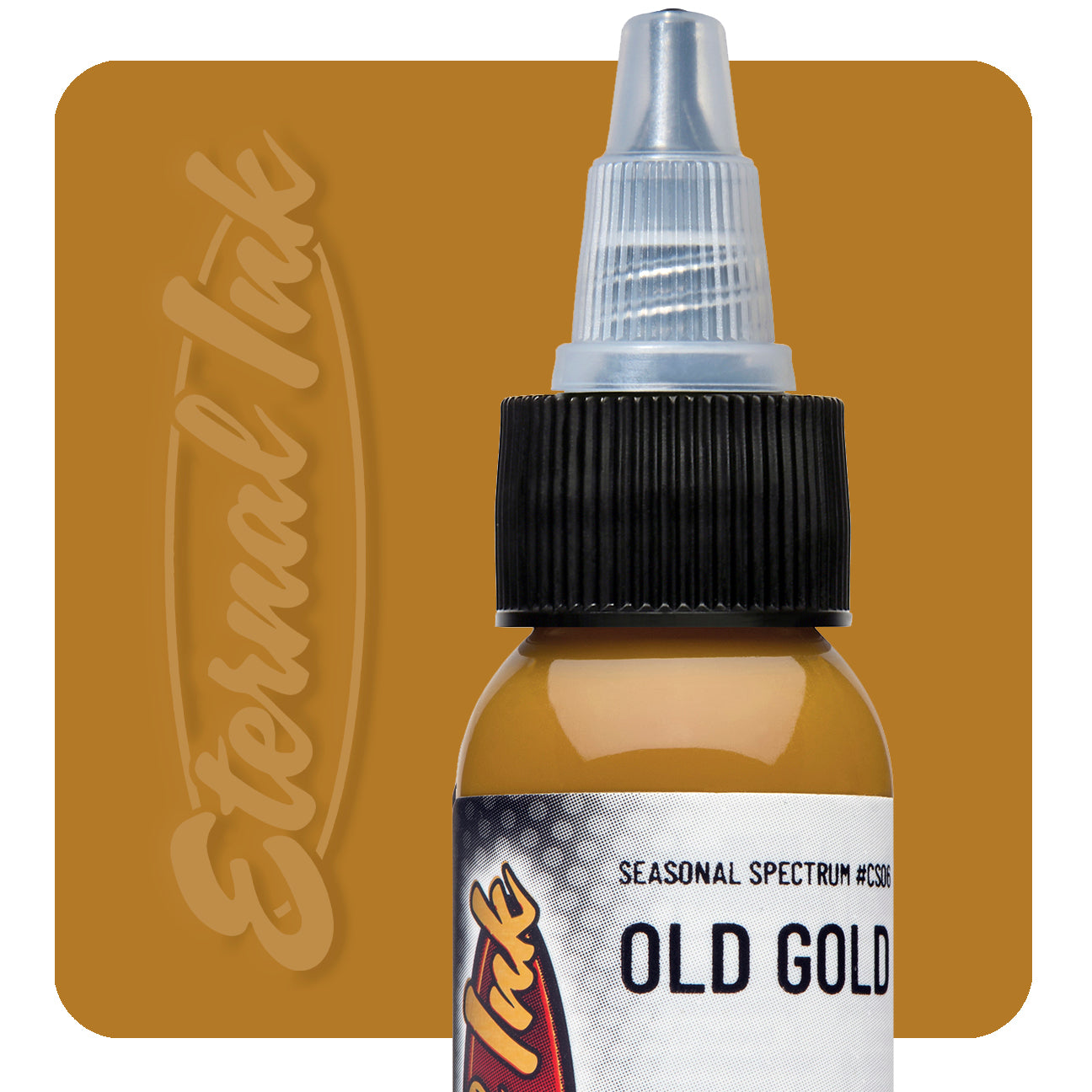 Eternal Seasonal Spectrum Old Gold Ink - Premium Metallic Ink for Calligraphy, Scrapbooking & DIY Crafts - Perfect for Holiday Cards, Wedding Invitations & Art Projects