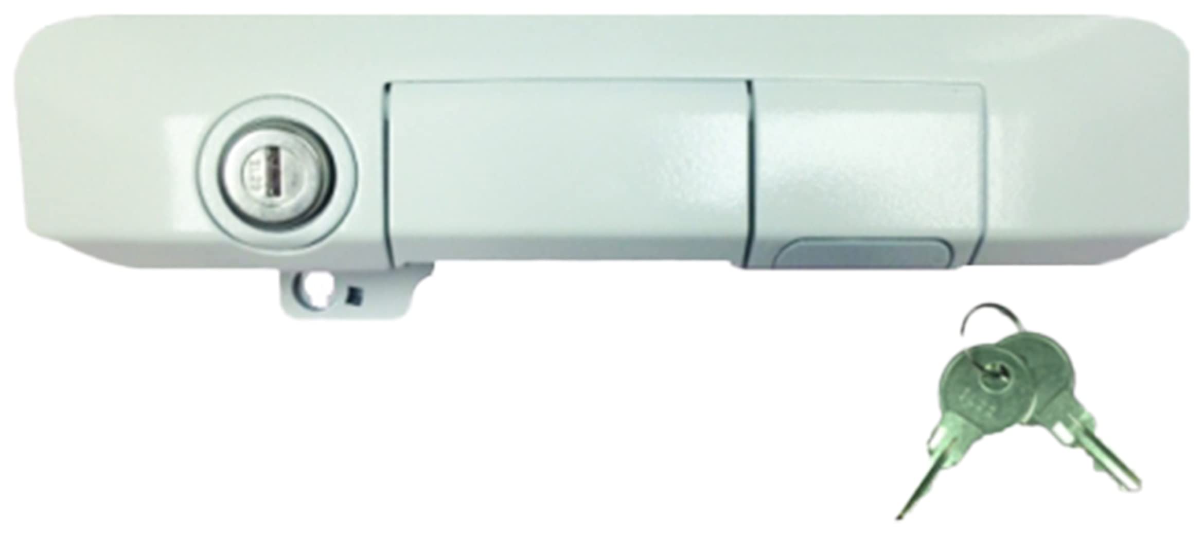 Pop & Lock PL5503 Super White Manual Tailgate Lock for Toyota Tacoma (2005-2023) - Secure Anti-Theft Truck Bed Protection | Perfect for Parking Lots, Job Sites & Outdoor Adventures