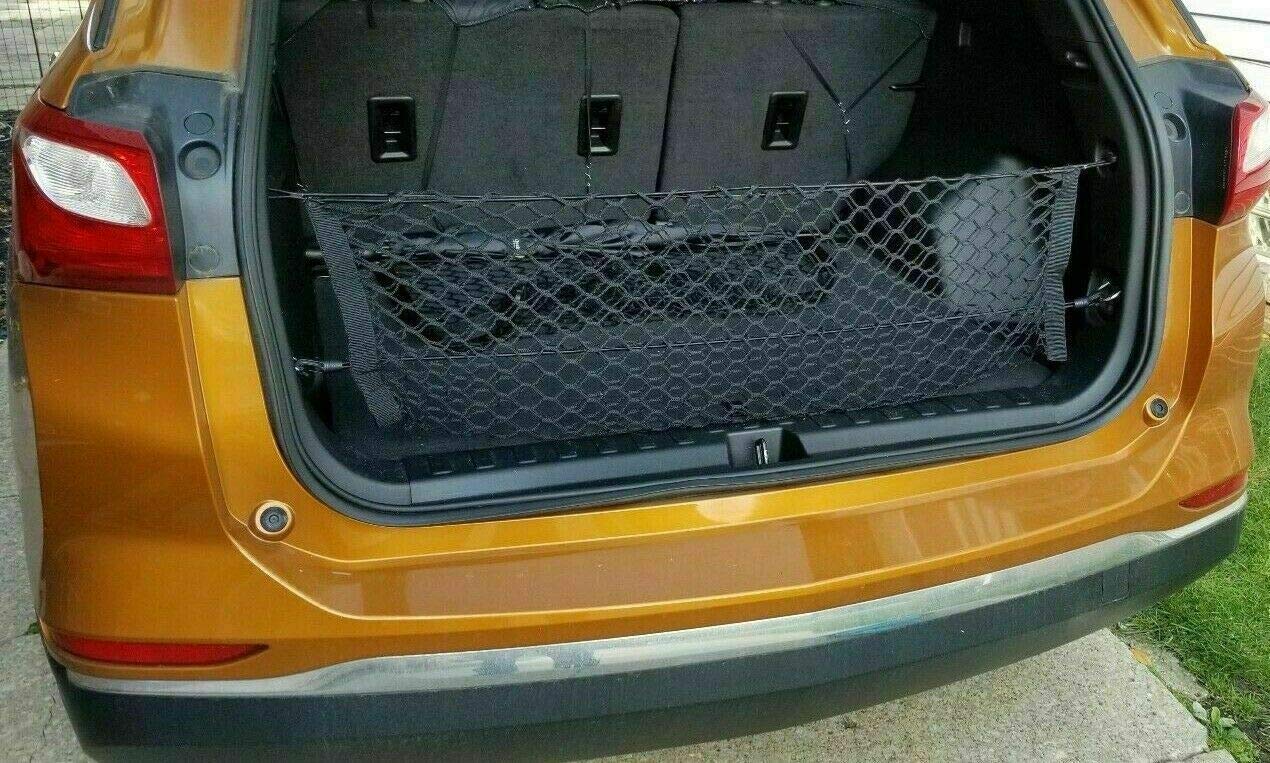 Premium Rear Trunk Organizer Cargo Net for GMC Terrain 2018-2023 | Envelope Style SUV Storage Mesh | Durable Vehicle Carrier Organizer - Perfect for Road Trips, Grocery Hauling & Sports Equipment Storage
