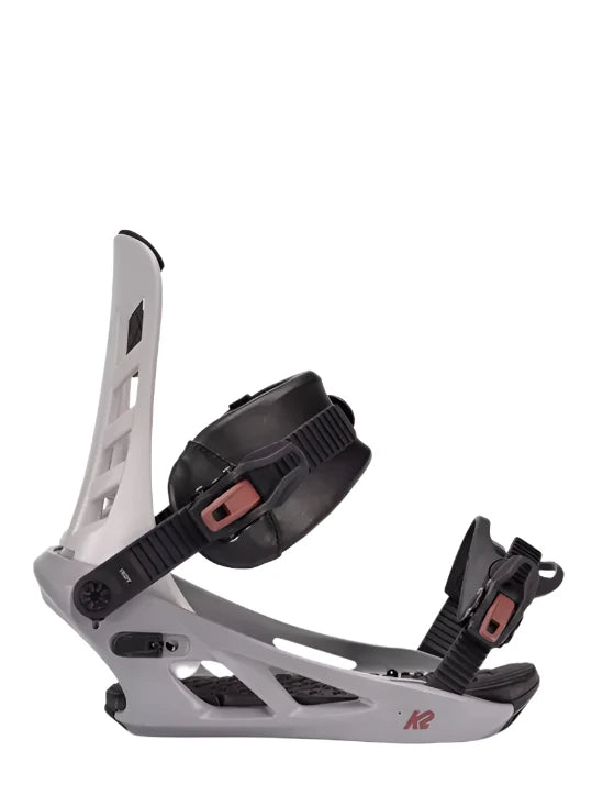 **K2 Indy Snowboard Bindings 2025 - Lightweight & Responsive for All-Mountain Riding - Perfect for Freestyle & Powder Snowboarding**