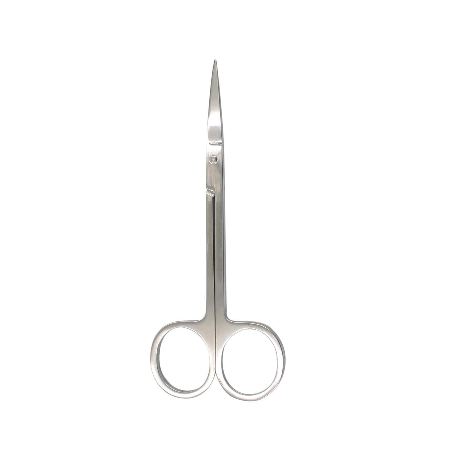 Forgesy 4 Inch Straight Cuticle Scissors - Stainless Steel Nail Care Tool for Professional Manicure & Pedicure - Perfect for Home Salon, Nail Art, and DIY Grooming