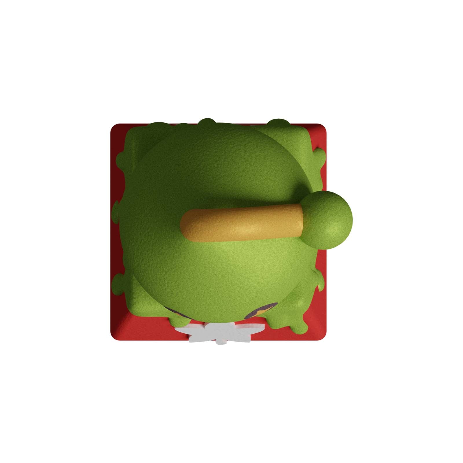HX3D MapleStory Themed Green Slime Keycap - Custom Mechanical Keyboard Keycap for Gaming & Typing Enthusiasts - Perfect for PC, Mac, and Laptop Keyboards