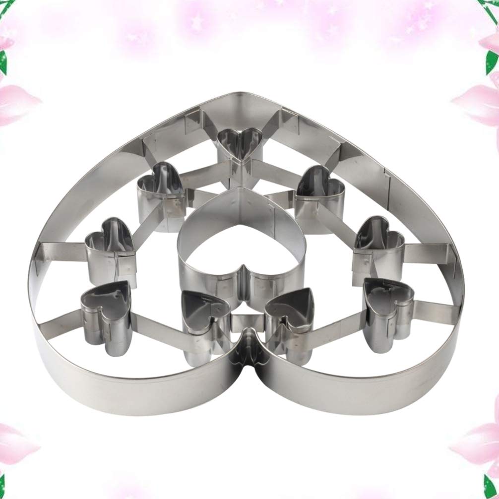 Valentine's Day Gummy & Cookie Molds Set - Heart-Shaped Baking Molds for Cakes, Biscuits, Chocolate & Pudding - Perfect for Valentine's Baking, DIY Desserts & Romantic Gift Making
