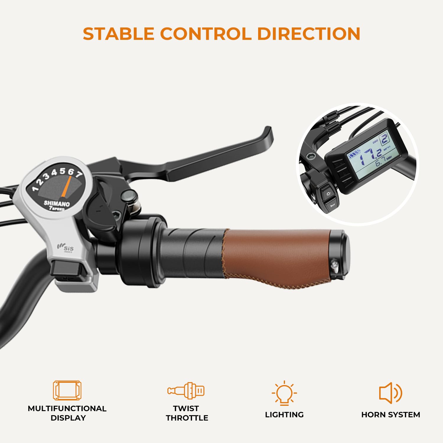 Heybike Cityscape 350W Electric Bike (Peak 500W) - 26