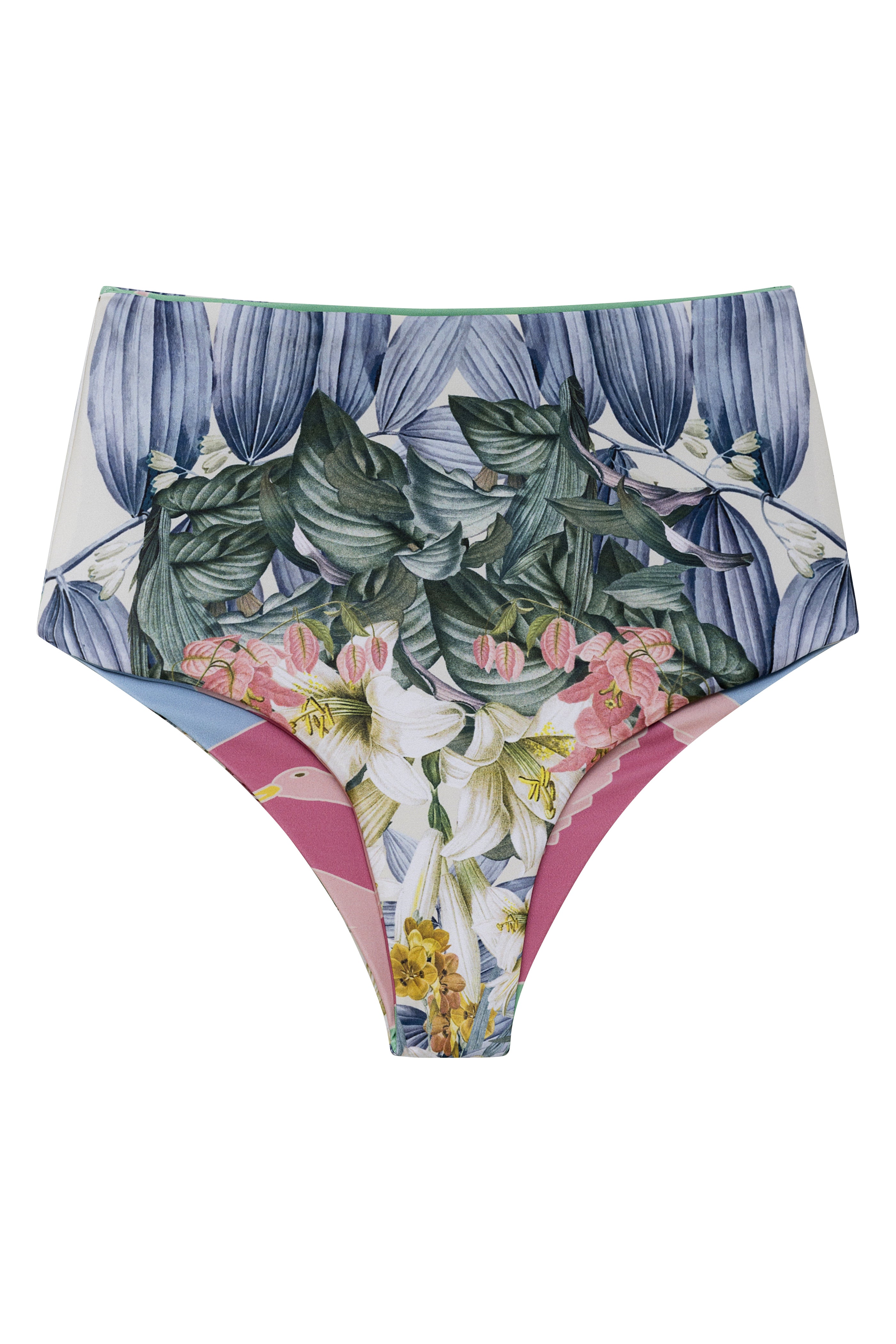 Nina Reversible Bikini Bottom - High Waisted Swimwear for Women | Perfect for Beach, Pool & Summer Vacations