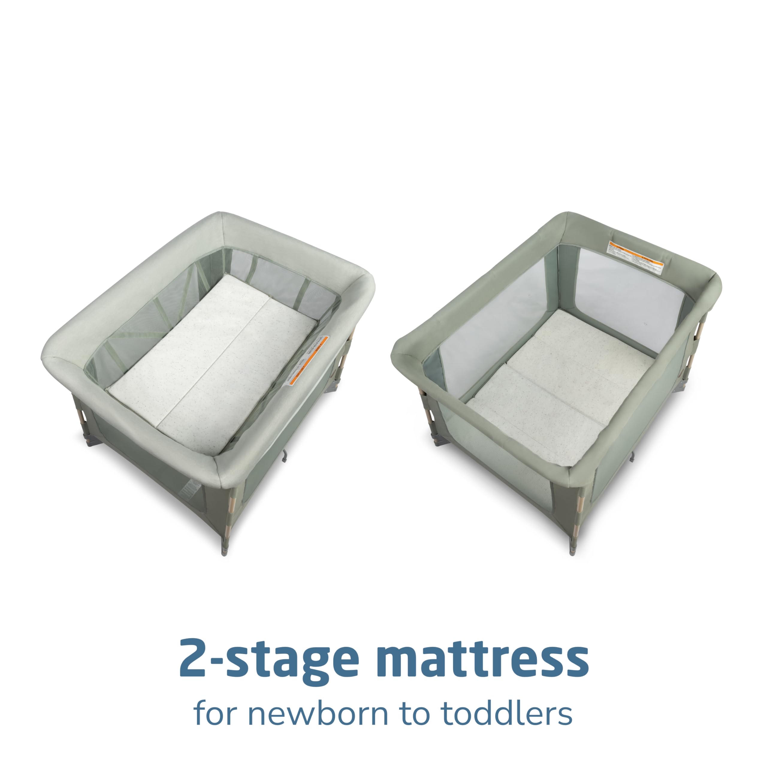 Maxi-Cosi Swift Baby Playpen with Mat - Portable Play Yard with Bassinet for Infants & Toddlers | Indoor & Outdoor Safe Play Space | Classic Green
