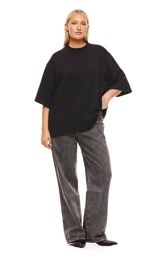 Premium Black Cotton T-Shirt for Men - THE ALEX - Soft Breathable Casual Tee | Perfect for Everyday Wear, Gym, and Street Style