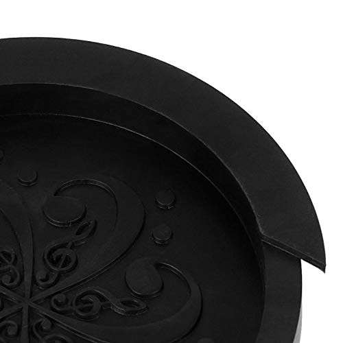 Premium Silicone Acoustic Guitar Soundhole Cover - Black | Noise Reduction Plug for Guitar Soundhole | Perfect for Practice, Recording & Live Performances