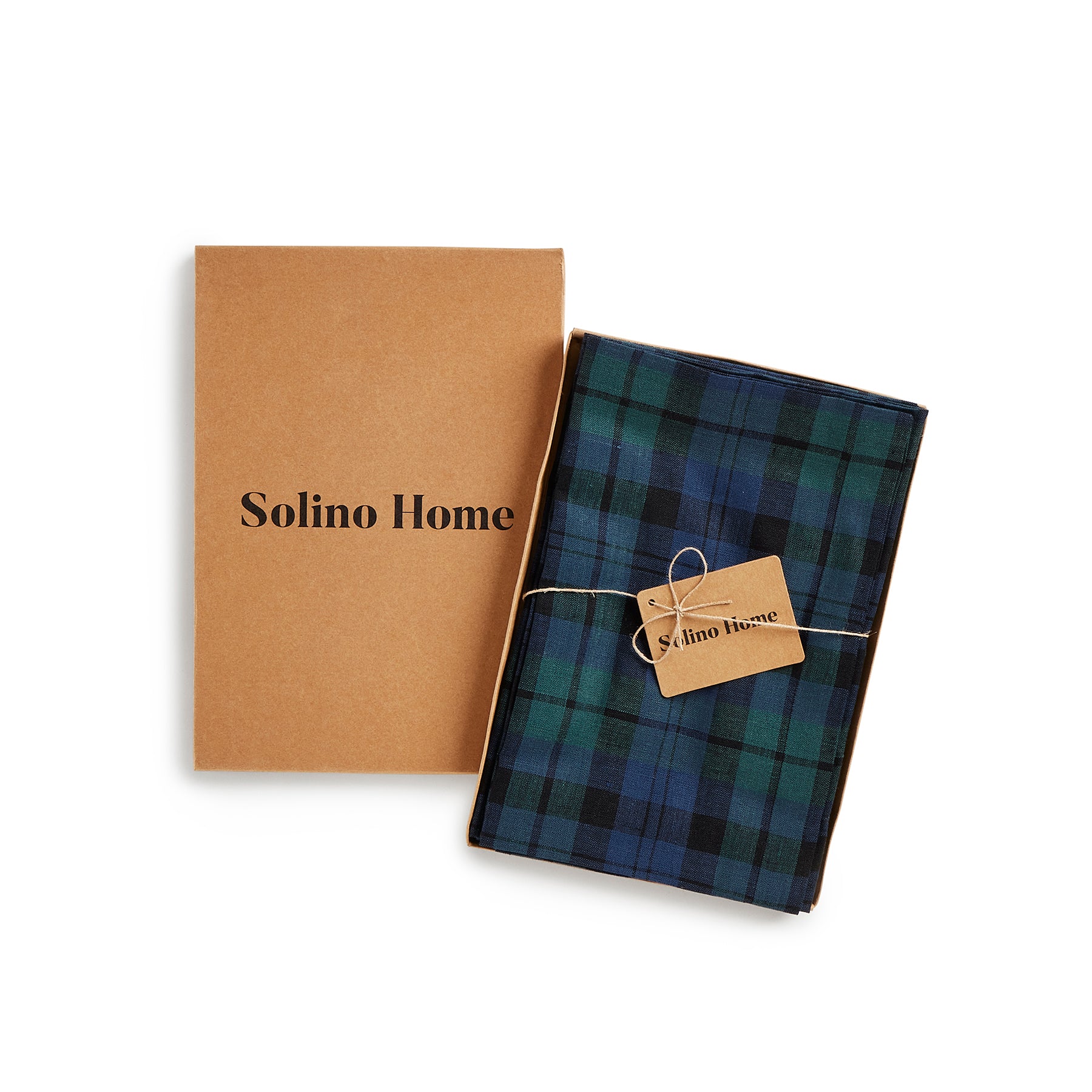 Premium Blackwatch Plaid Napkins - Set of 4 Soft Cotton Dinner Napkins for Formal Dining, Holiday Parties & Elegant Table Settings