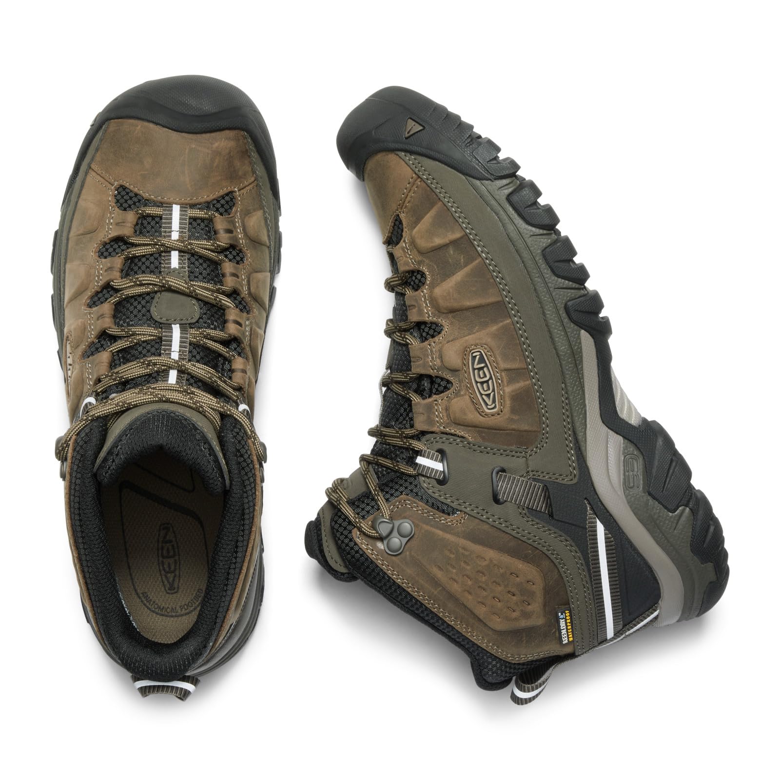 Keen Men's Targhee III Waterproof Mid Hiking Boots - Lightweight & Durable for Outdoor Adventures, Trail Hiking & Backpacking