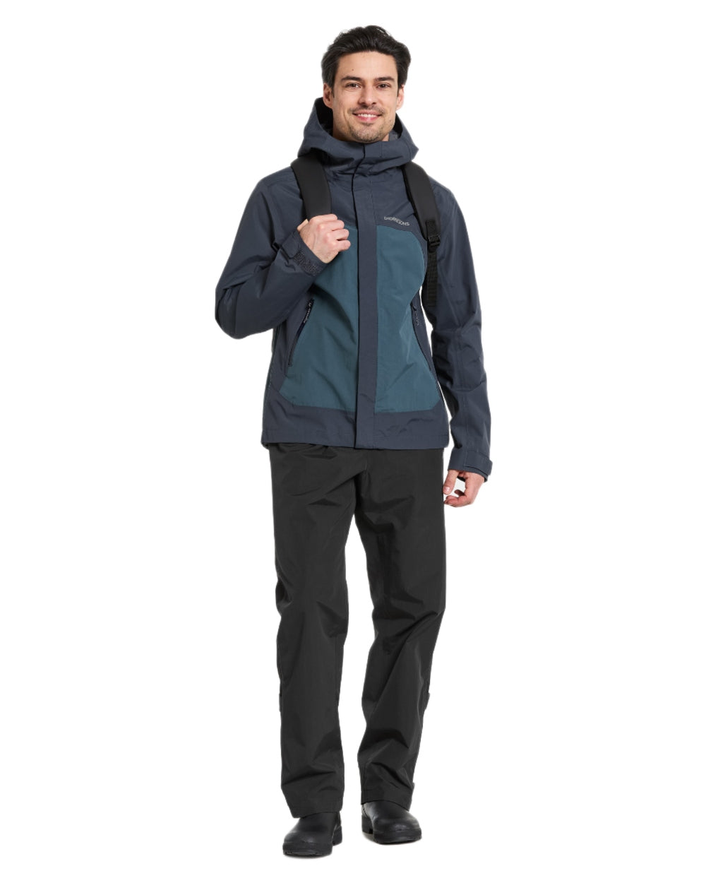 Didriksons Men's Grit Jacket - Waterproof Windproof Outdoor Shell for Hiking, Camping & Winter Adventures