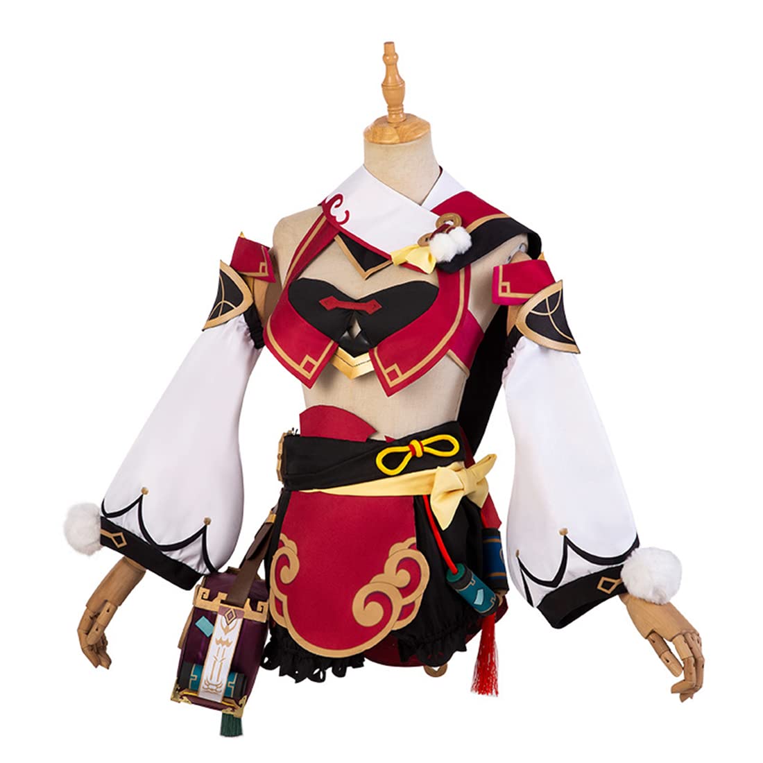 YanFei Cosplay Costume for Genshin Impact - Premium Anime Game Character Outfit for Halloween, Comic Con & Cosplay Events | Yilisclothing Official