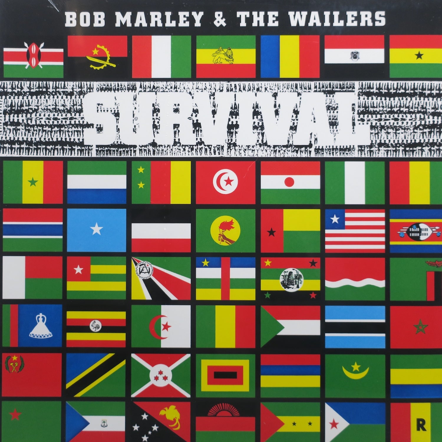 BOB MARLEY & THE WAILERS 'Survival' Vinyl LP Record - Classic Reggae Music Album for Home Listening & Music Collectors