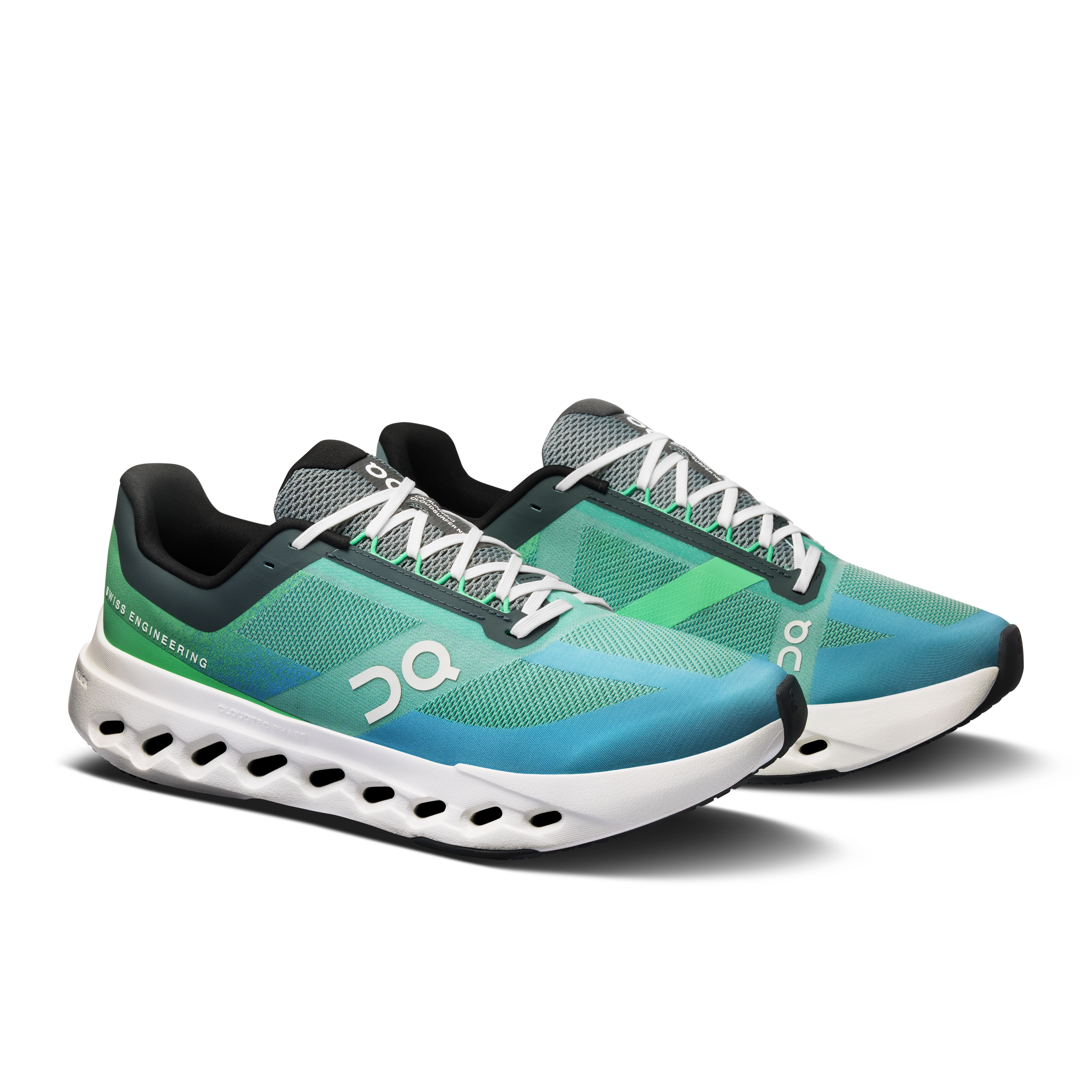 On Running Men's Cloudsurfer Next Wide Running Shoes - Honeydew/Ivory Color - Lightweight & Breathable for Jogging, Gym Workouts & Daily Wear