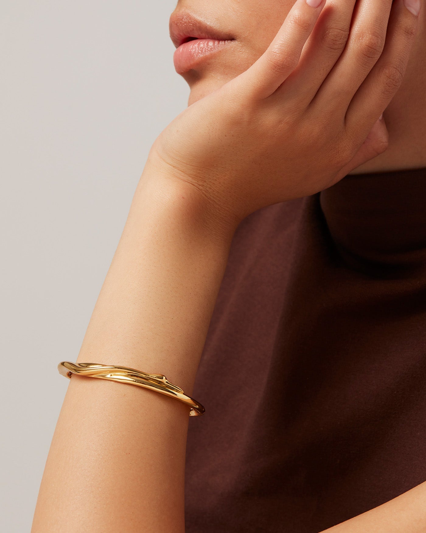 Colette Gold Bangle Bracelet for Women - Elegant Stackable Jewelry for Everyday Wear & Special Occasions